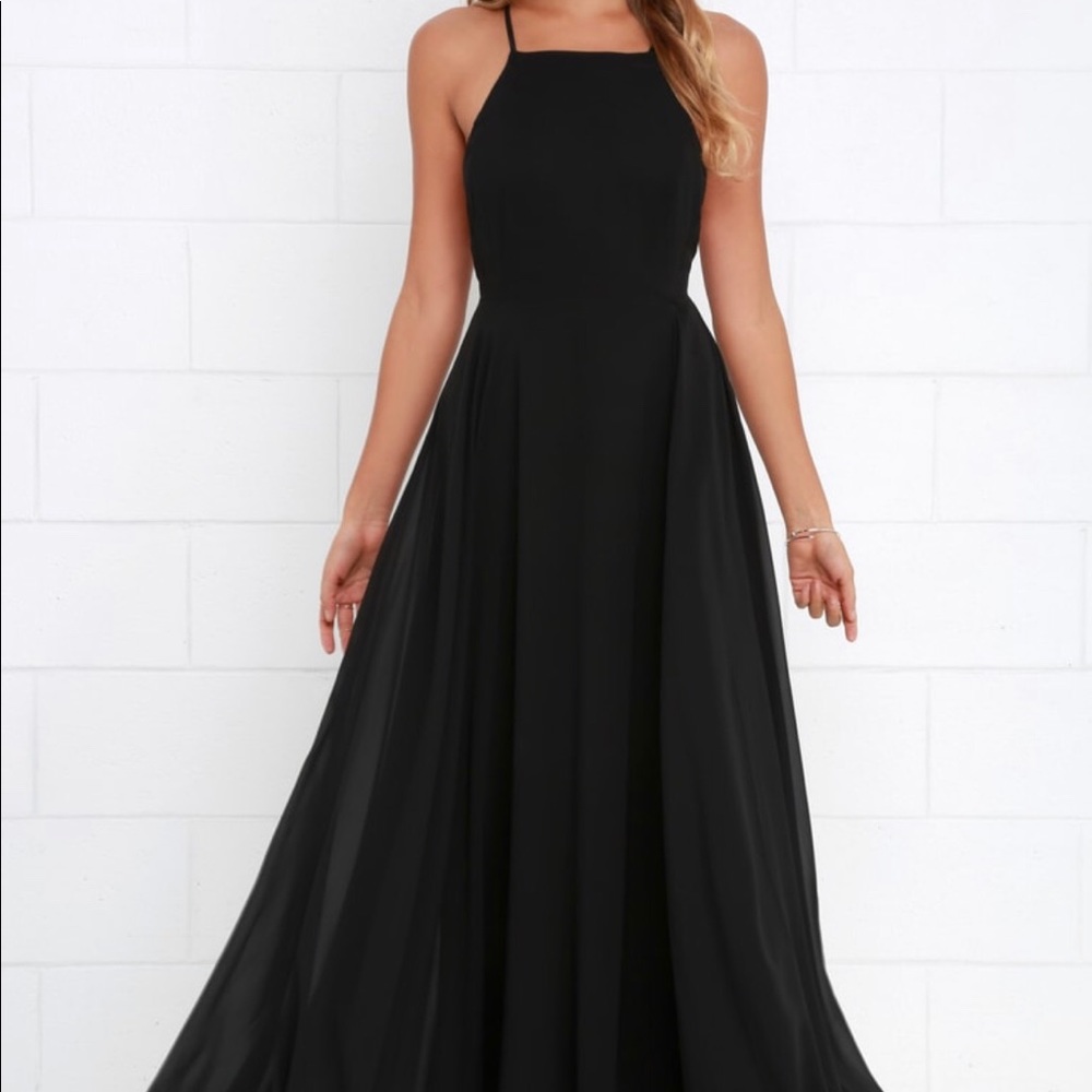 Leshop Black maxi dress MD